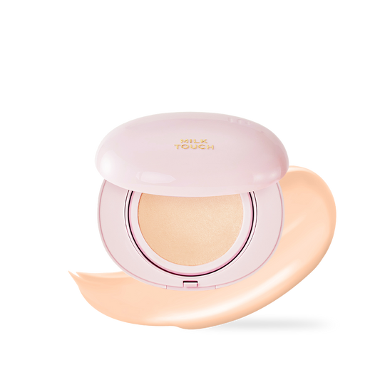 [milktouch] All-day Skin Fit Milky Glow Cushion #19N Vanilla Ivory 15g