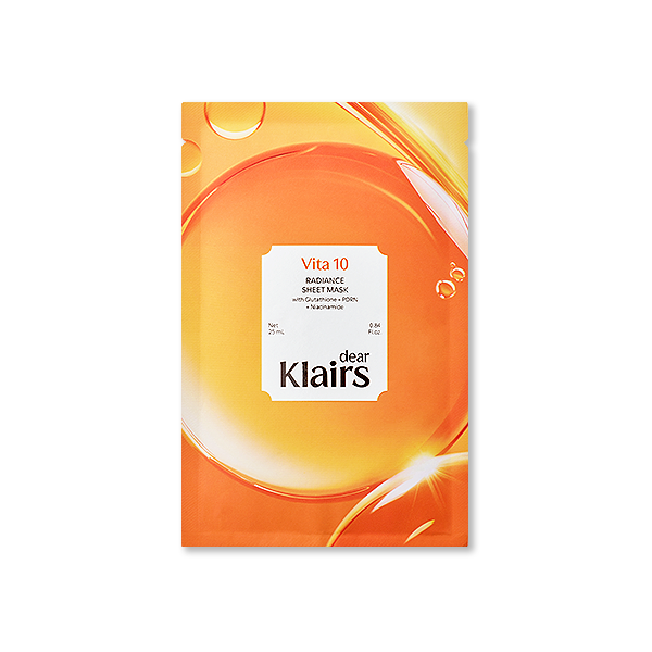 [Dear,Klairs] Vita 10 Radi ance Sheet Mask 25 ml