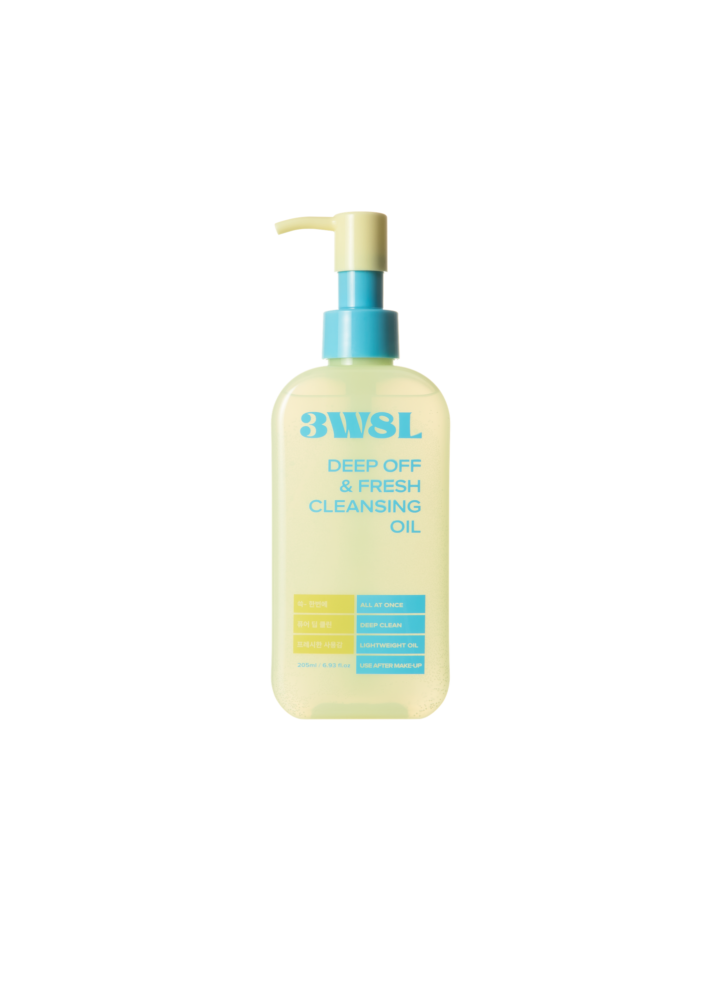 [3W8L] Deep Off & Fresh Cleansing Oil 205ml