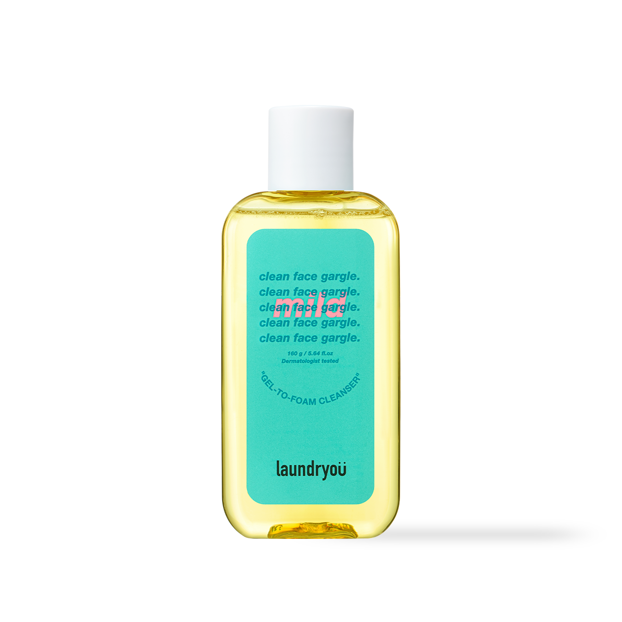 [Laundryou] Clean Face Gargle Gel-to-Foam Cleanser Mild 160g