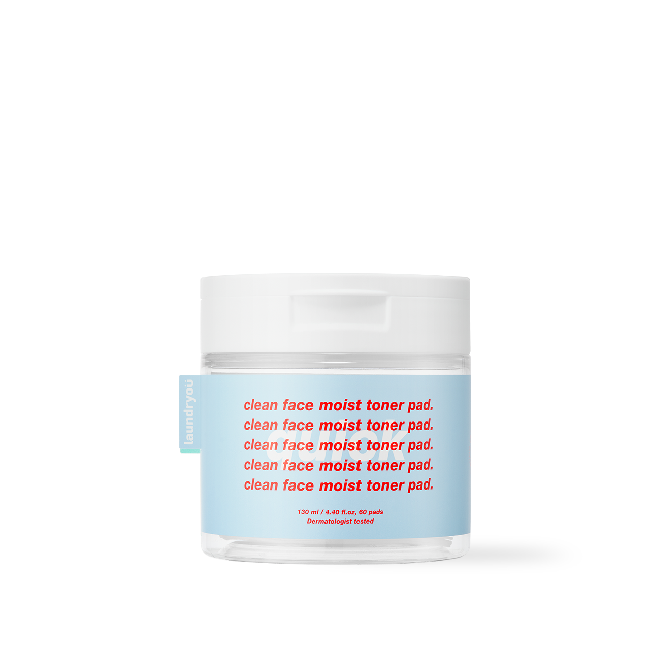 [Laundryou] Clean Face Moist Toner Pad Quick 60pcs